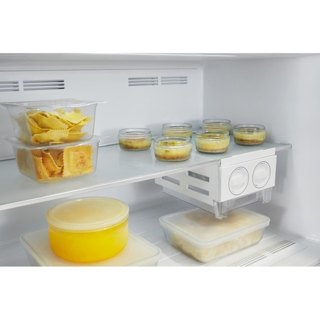 Frigider cu doua usi Whirlpool W84TE 72XAQUA2, 574 l, Dual No Frost, Clasa E, Dispenser apa, H 186 cm, Inox