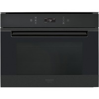 Cuptor cu microunde incorporabil Hotpoint MP776BMIHA, 40 l, Grill Quartz - 1600 W, Display electronic LCD, Timer, Jet Start, Keep Warm, Negru