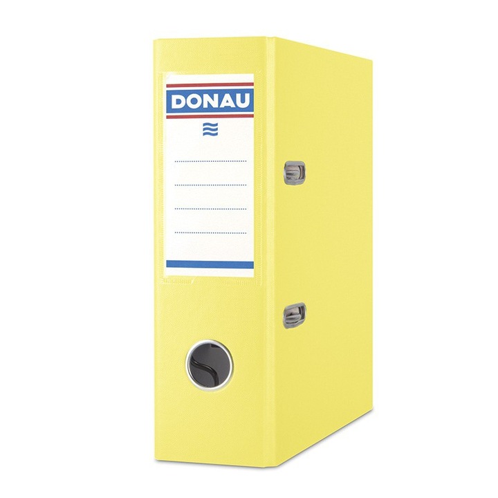 Етажерка DONAU Master, формат А5, картон/полипропилен, 75x235x225 мм, жълта