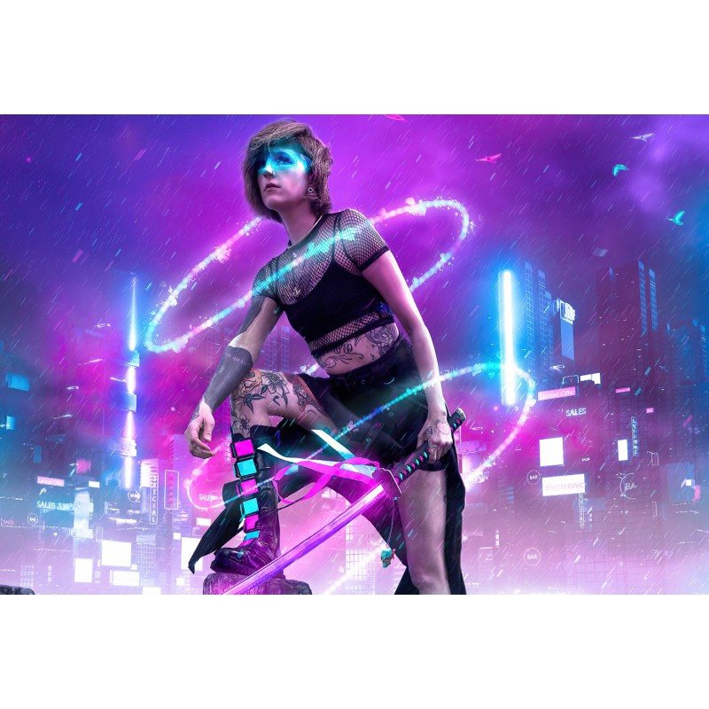 Картина на платно In The Rain We Hide, 80x50cm, tableau1293 ...