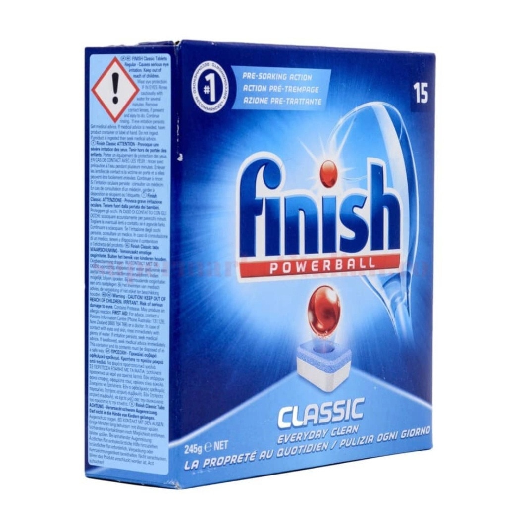 Таблетки за съдомиялна Finish Powerball Classic 15 бр - eMAG.bg