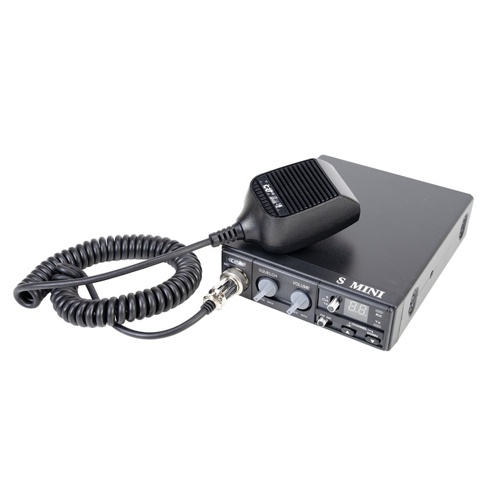 Радиостанция CB CRT S Mini Dual Voltage, 12/24V, 4W, с ASQ, AM-FM
