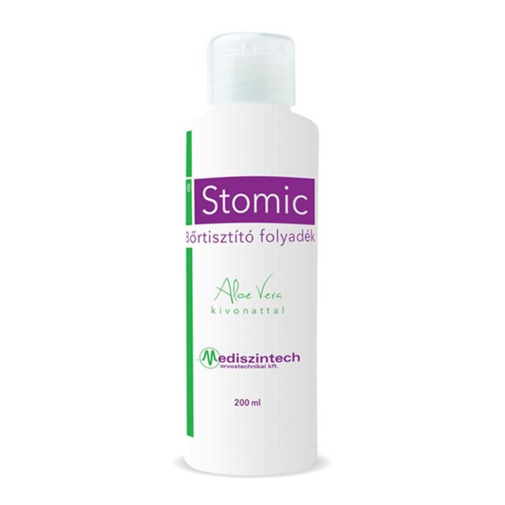 Solutie de curatare a pielii stomic cu extract de Aloe Vera, Mediszintech Kft, 200 ml