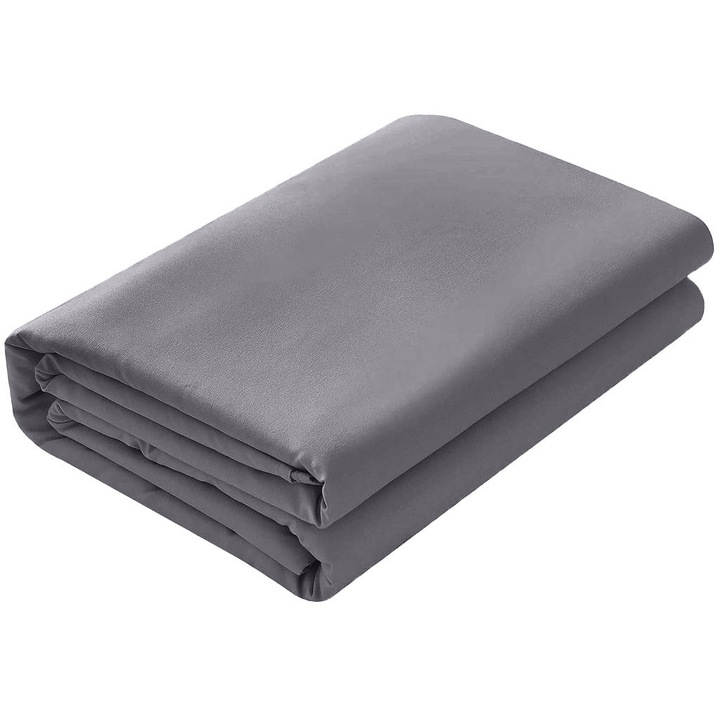 Five Store ranforce 100% pamut lepedő, sűrűsége 120 g/m2, 240/260 cm, szürke