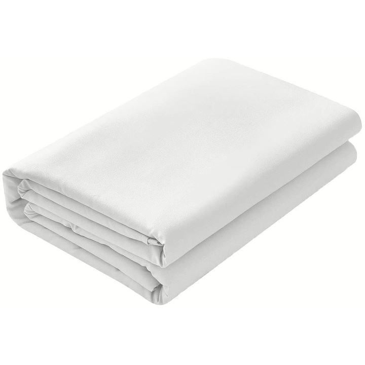 Ranforce 100% pamut lepedő, sűrűsége 120 g/m2, fehér, 180/220 cm