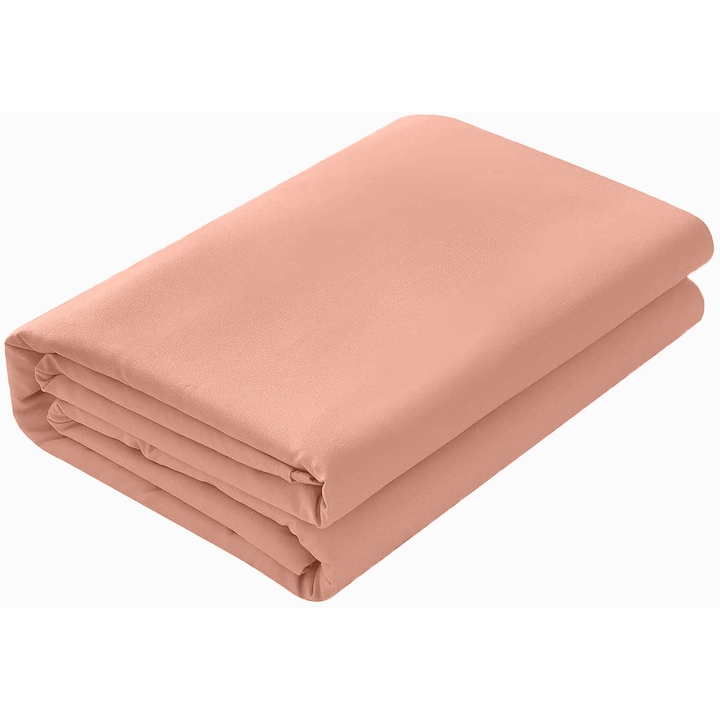 Ranforce 100% pamut lepedő, sűrűsége 120 g/m2, Lazac, 220/240cm