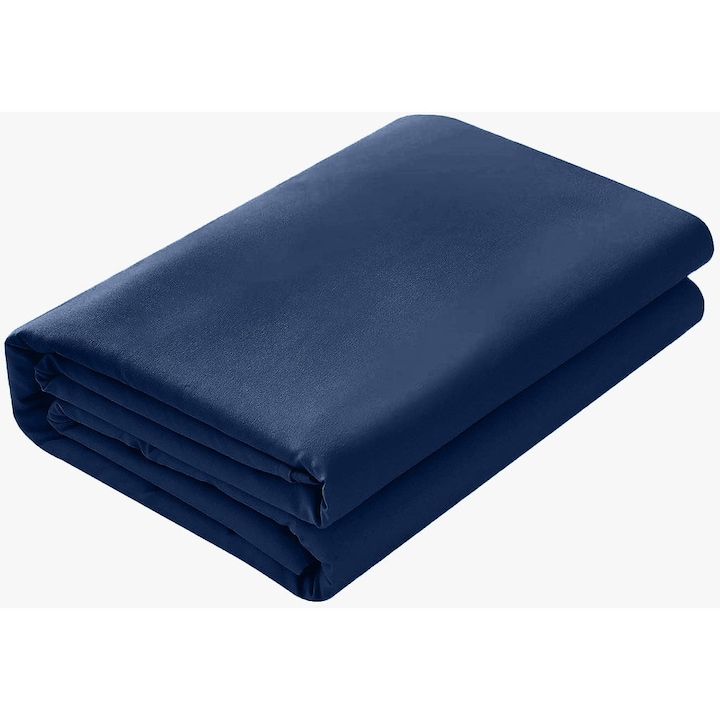 Ranforce 100% pamut lepedő, sűrűsége 120 g/m2, kék, 220/240 cm