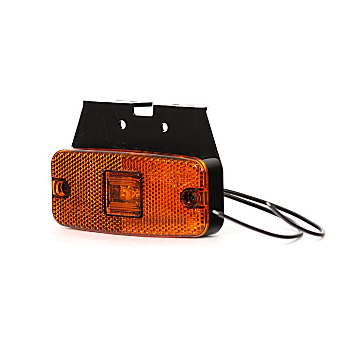 Lampa gabarit LED, 223Z W46, 12V-24V, pozitie, portocaliu, WAS 43380