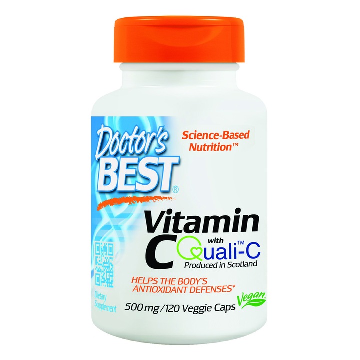 Витамин С 500 мг DOCTOR`S BEST Vitamin C, 120 CAPS