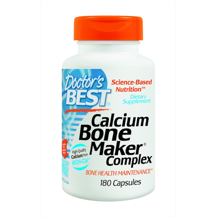 Калций Комплекс DOCTOR`S BEST Calcium Bone Maker Complex, 180 CAPS