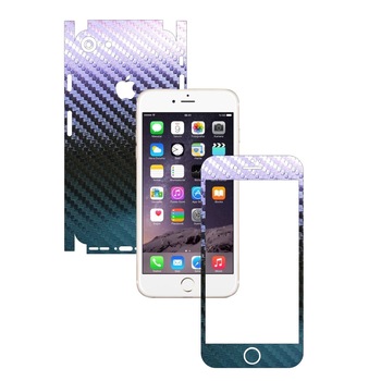 Apple iPhone 7 - Folie Full Body Carbon Skinz,Husa tip Skin Protectie Totala, (Folie Rama Ecran + Folie Carcasa si Laterale),Carbon Cameleon Apple iPhone 7 - Folie Full Body Carbon Skinz,Husa tip Skin Protectie Totala, (Folie Rama Ecran + Folie Carcasa si Laterale),Carbon Cameleon