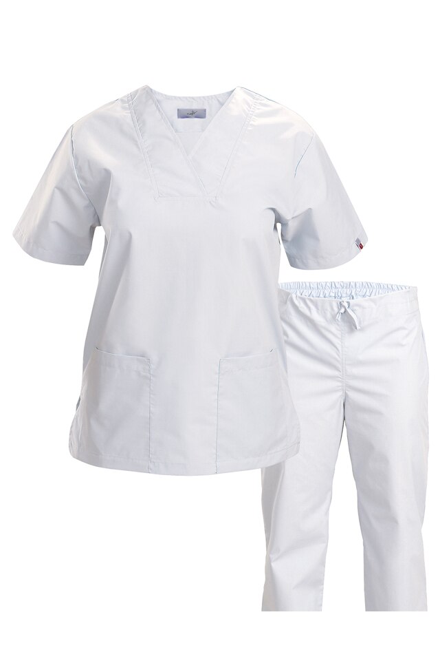 Costum medical dama S-line I, S, alb