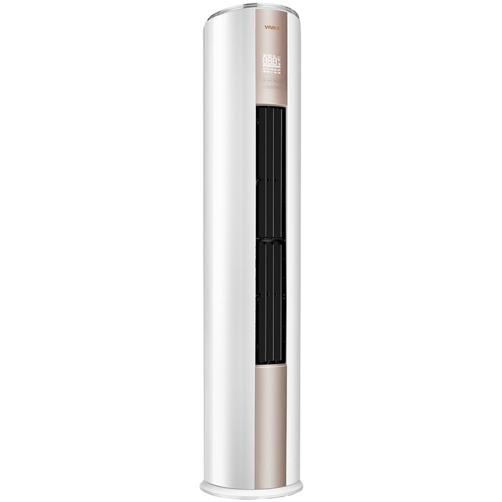 Aer conditionat Coloana Vivax ACP-24FS70AERI, Inverter, 24000 BTU/h, Clasa A++, Pornire silentioasa, Sleep mode, Turbo mode, Timer, Protectie Anti-Inghet, Autocuratare, ECO-Mode