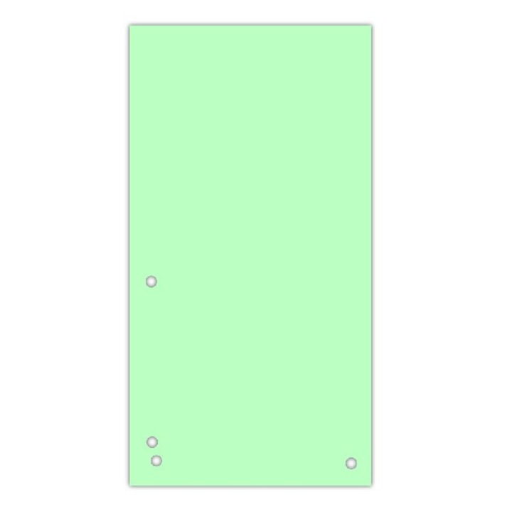 Elválasztócsík DONAU 105x235 mm karton zöld 100 darabos
