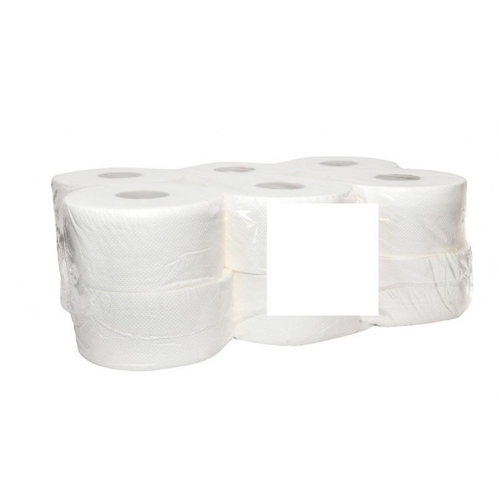 Hartie igienica OFFICE PRODUCTS Jumbo, 2 strat, 12 role, Alb