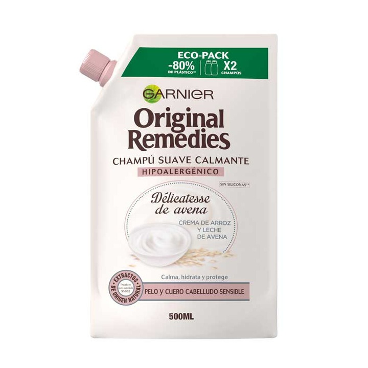 Хидратиращ шампоан, Garnier, Original Remedies, 500 мл - eMAG.bg