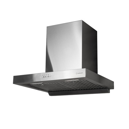 Hota incorporabila decorativa Turbionaire Chef THC50WPS, Putere absorbtie 800 mc/h, Motor brushless, Filtre Baffle, Colector de grasimi, Control electronic, Iluminare LED, Clasa A++, 60 cm, Inox