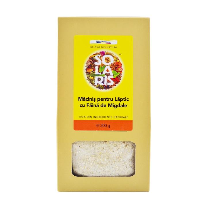 Macinis pentru laptic cu faina de migdale 200 g, Solaris