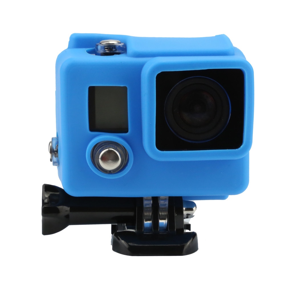 Carcasa din silicon pentru Hero 3+ (Albastru)