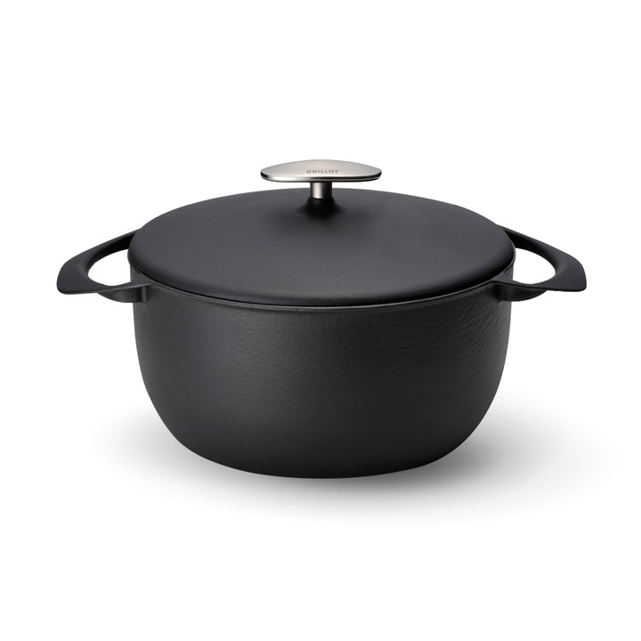 Чугунена тенджера UNILLOY Kurogane 20см UC200BK