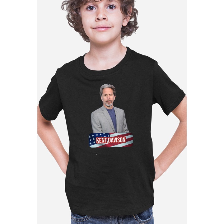 Tricou copii Veep Gary Cole Kent Davison Role Comedy Seasons, Negru