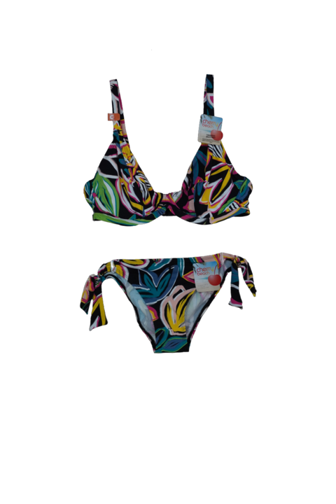 Costum de baie dama Cherry beach 14822, 2 piese, Culoare Multicolor, Marimea L