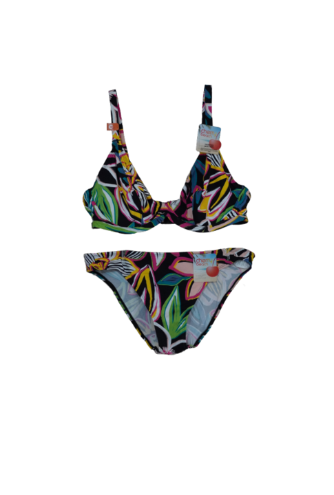 Costum de baie dama Cherry beach 14822, 2 piese, Culoare Multicolor, Marimea XL