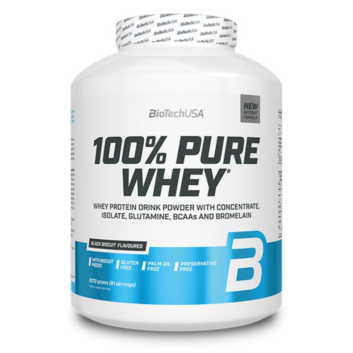 Proteine, BioTechUSA, 2270 g, Aroma de biscuiti negri