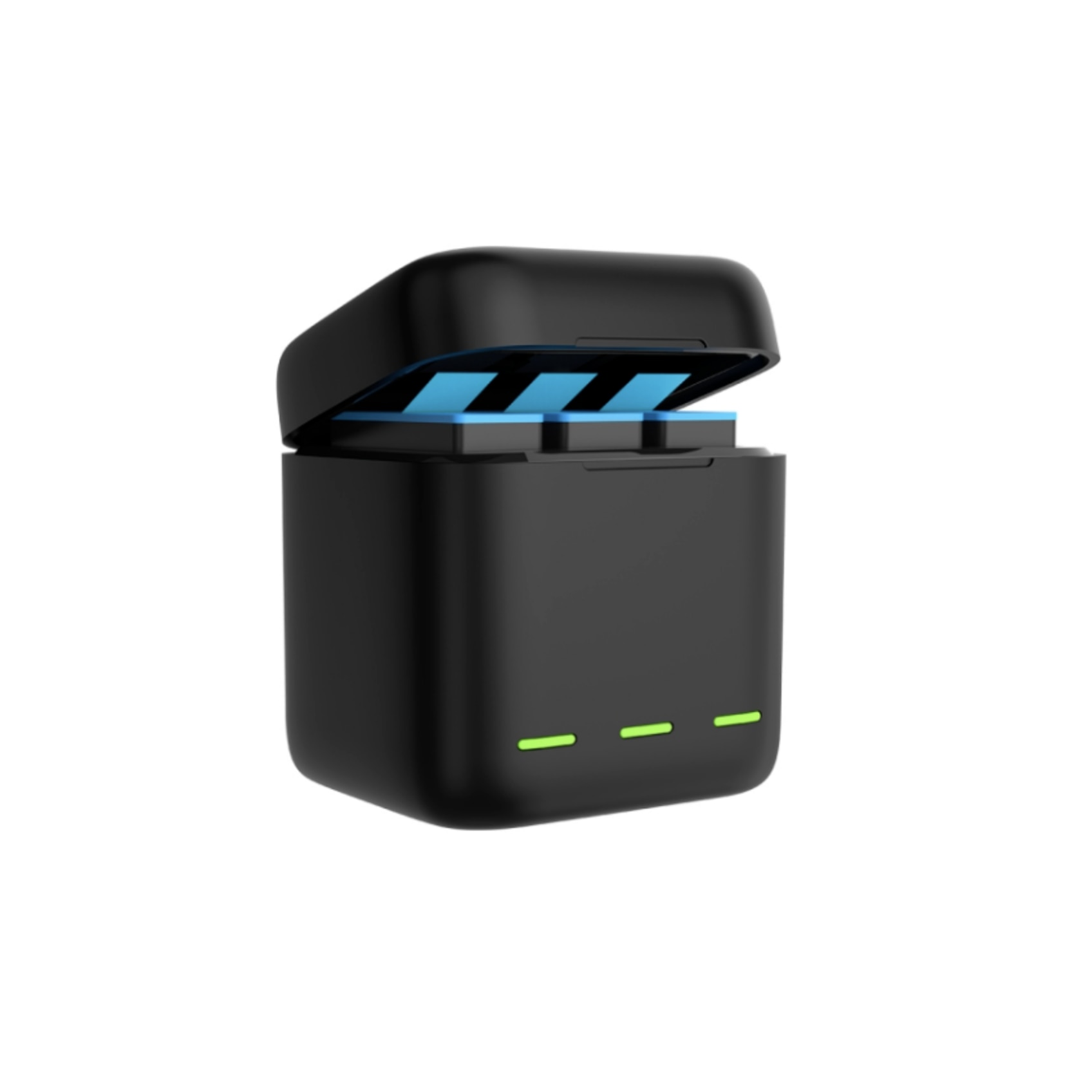 Зарядно устройство с 3 слота и 3 батерии 1750 mAh съвместимо с GoPro ...