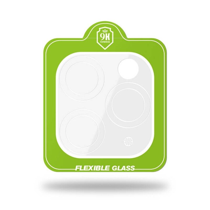 Apple iPhone 14 Pro/14 Pro Max lencsevédő rugalmas edzett üveg - Bestsuit 9H Flexible Glass for Phone Camera - transparent (PT-6445)