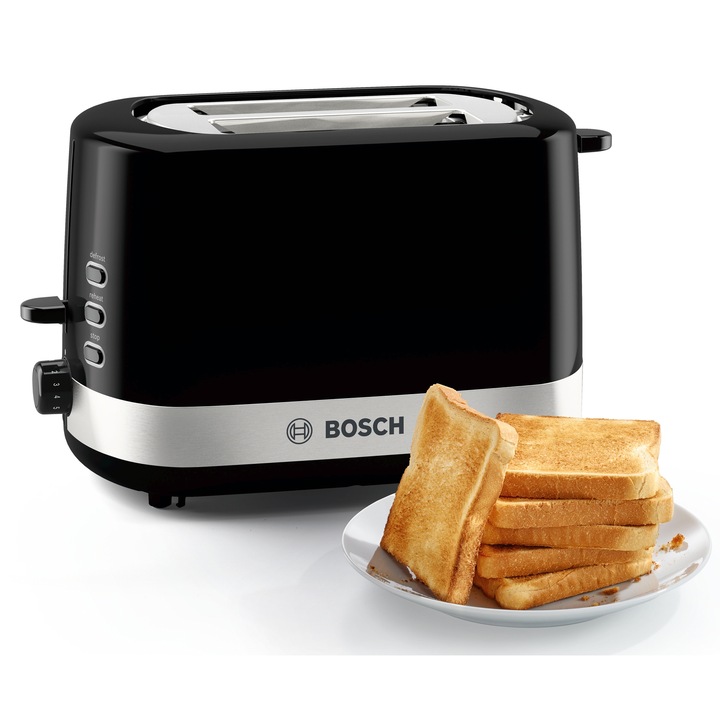 Тостер Bosch TAT7403, Черен