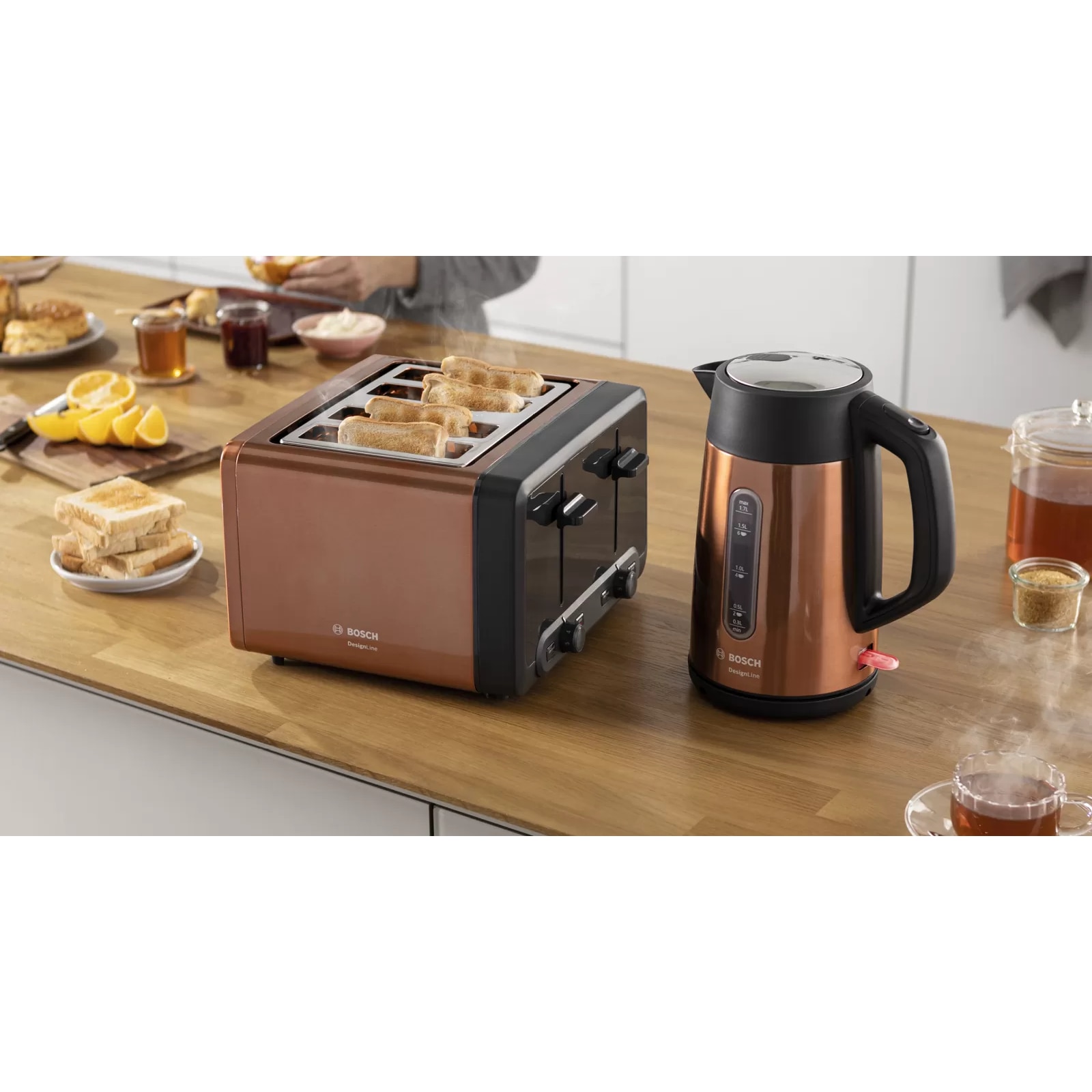 bosch designline kettle and toaster