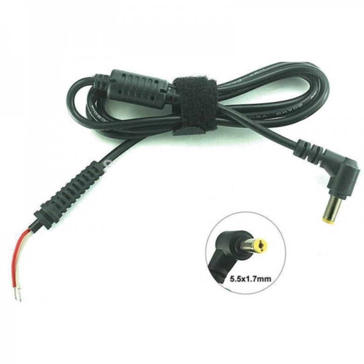 Cablu de alimentare DC, Zik, Acer, 5.5x1.7 mm, Negru