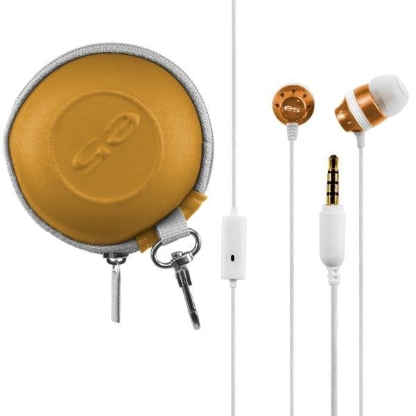 Casti audio cu microfon e5 Trance RE01900, Handsfree, Portocaliu