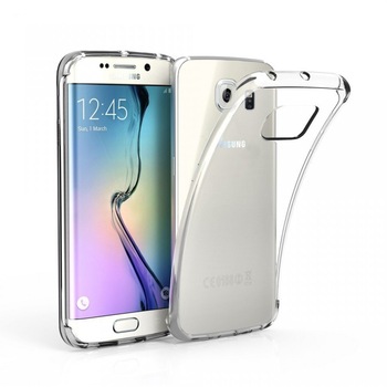 Husa spate Silicon Ultra Slim, Samsung Galaxy S7 Edge, TPU 0.3 mm, transparenta + BONUS Folie Protectie Ecran Husa spate Silicon Ultra Slim, Samsung Galaxy S7 Edge, TPU 0.3 mm, transparenta + BONUS Folie Protectie Ecran