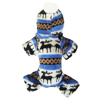 Salopeta din fleece Meiqi Collection MQ-QZ144, 30-34 cm, Bleu Salopeta din fleece Meiqi Collection MQ-QZ144, 30-34 cm, Bleu