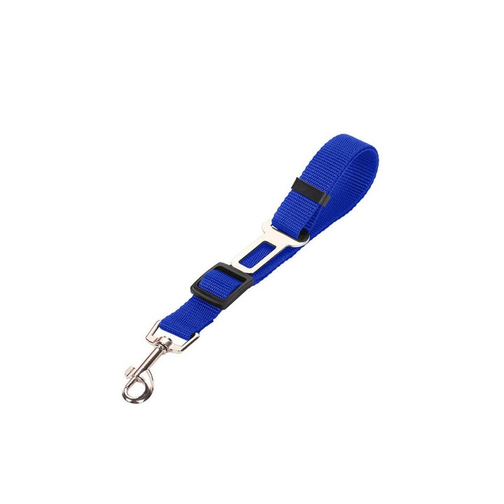 Trip Leash kutyapóráz, autó biztonsági övhöz, kék, 75/50 cm, Doty