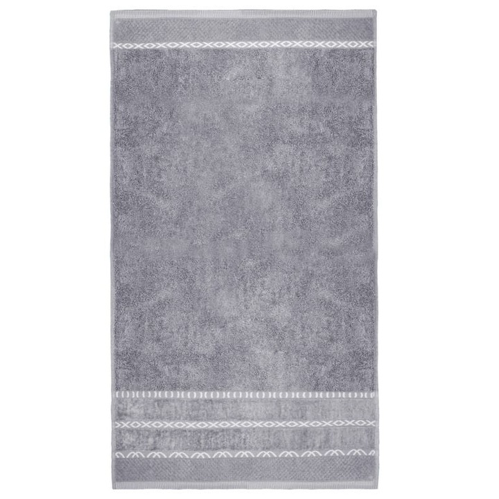 Хавлия за баня, Detexpol, Памук, 50 х 90 см, Сива