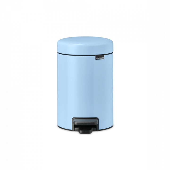 Cos de gunoi cu pedala Brabantia NewIcon 3L, Dreamy Blue