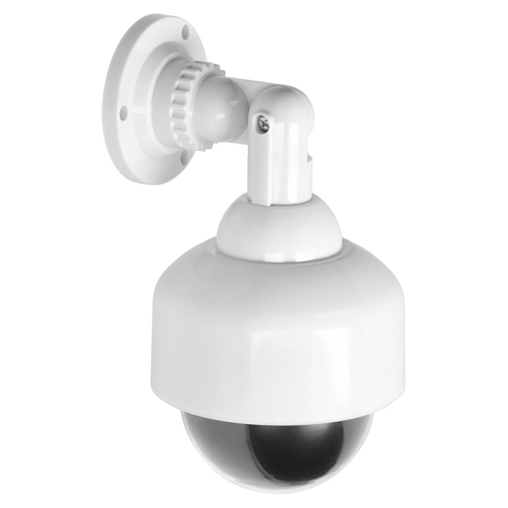 Camera supraveghere falsa CCTV ORNO OR-AK-1212, LED intermitent, 2 x AA, alb