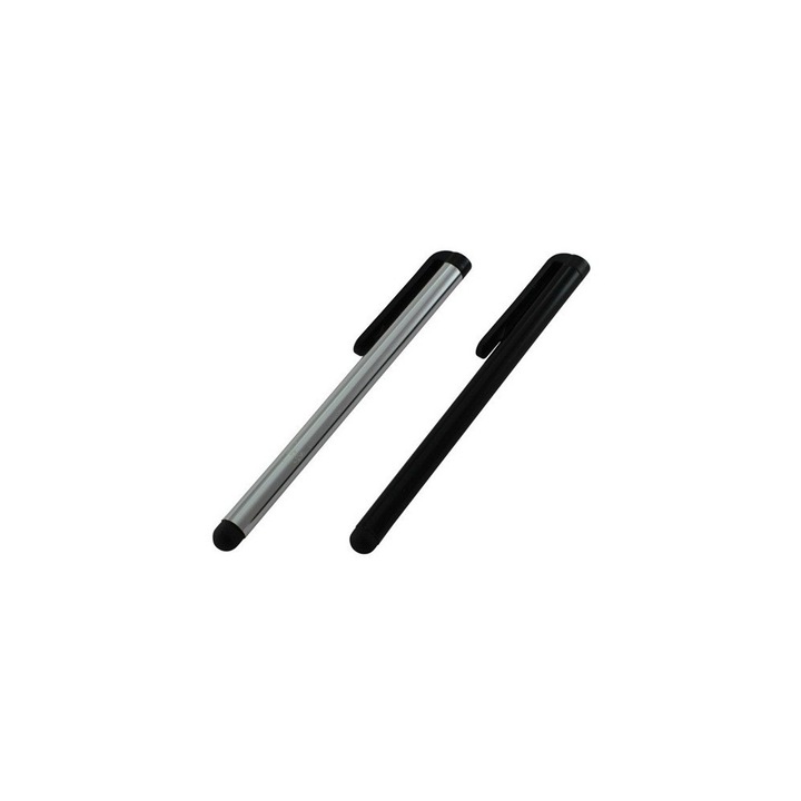 Комплект от 2 сензорни стилуса с клипс за apple iphone 3g, 3gs, 4, ipod
