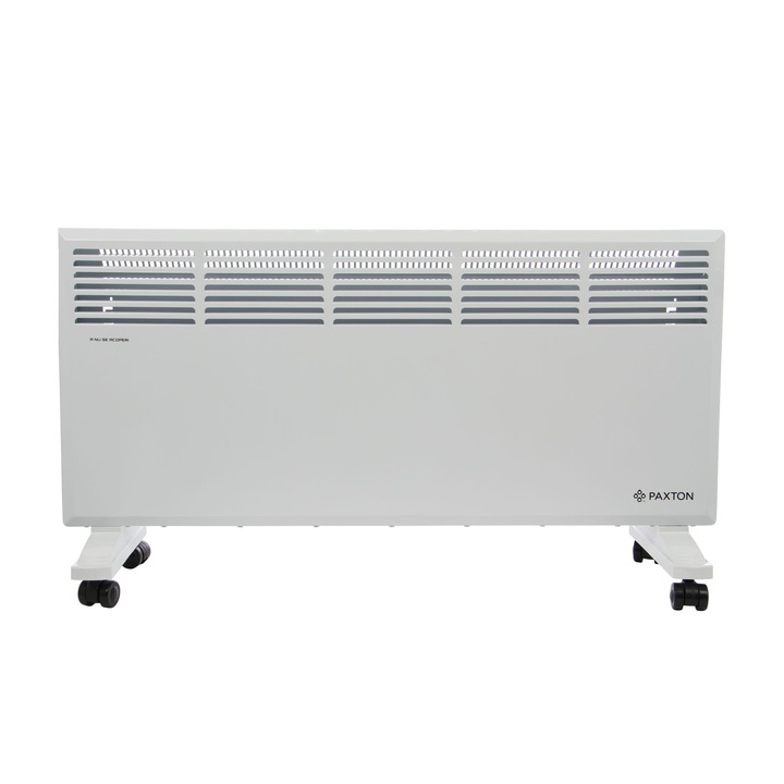 Convector electric Paxton S11-2500, 2 trepte, 2500 W, termostat supraincalzire