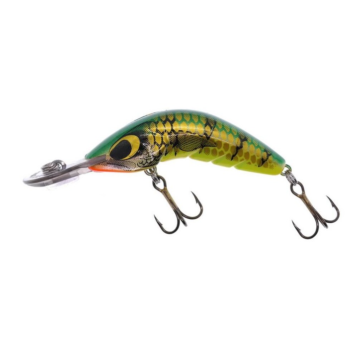 Vobler Predatek Boomerang 65S, Shallow Runner, 6.5cm, 9gr, Floating, AG, Aussie Gold, pentru pescuit la somn, salau si stiuca