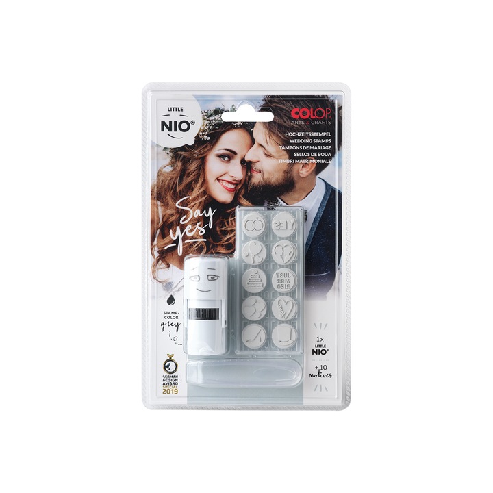 Set stampila cu amprente nunta, Little NIO