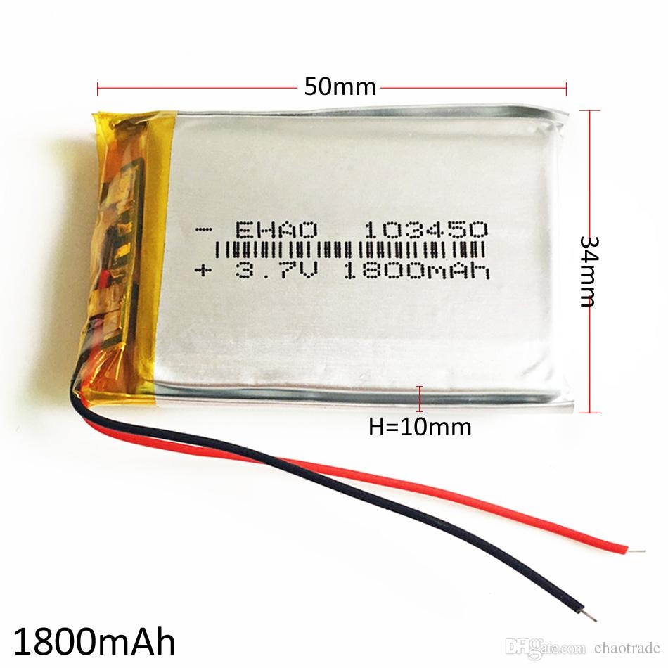 Batteria LiPo Ricaricabile 3.7V 1800mAh per Droni | Compatibile con