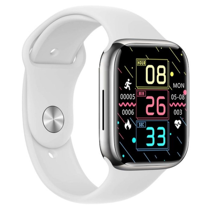 Ceas smartwatch Kingwear S8, 64 KB Ram + 32 MB ROM, display 1.3inch TFT cu touch screen, rezolutie 240 * 240 pixeli, baterie 110mAh