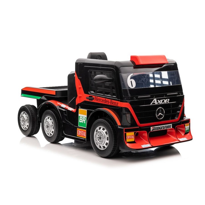 Mercedes Axor XMX622B 2 motoros 24V Elektromos kamion LCD piros 4243