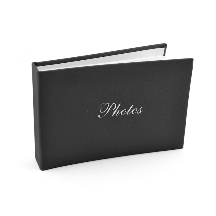 Album foto Soft Touch Book, PROCART, tip carte, 10x15, 36 fotografii, 18 file, piele ecologica, negru