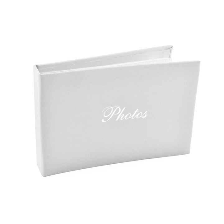Album foto Soft Touch Book, PROCART, tip carte, 10x15, 36 fotografii, 18 file, piele ecologica, alb