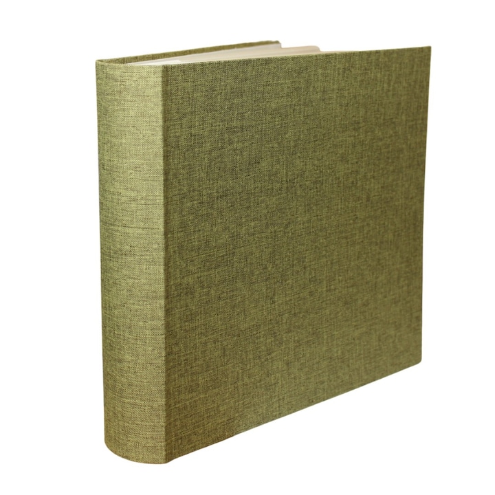 Album foto Canvas Book, PROCART, capacitate 200 poze, format 10x15 cm, spatiu notite, verde